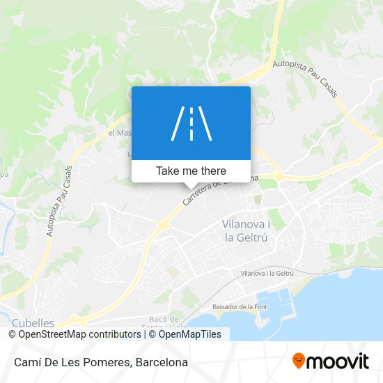 Camí De Les Pomeres map