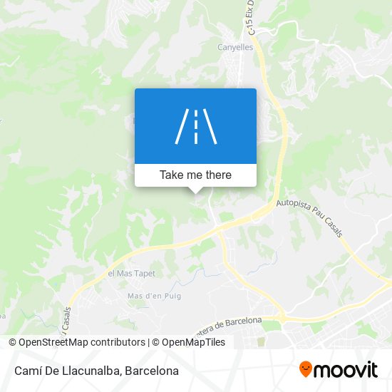 Camí De Llacunalba map