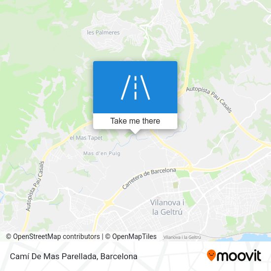 Camí De Mas Parellada map