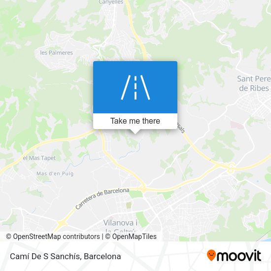 Camí De S Sanchís map