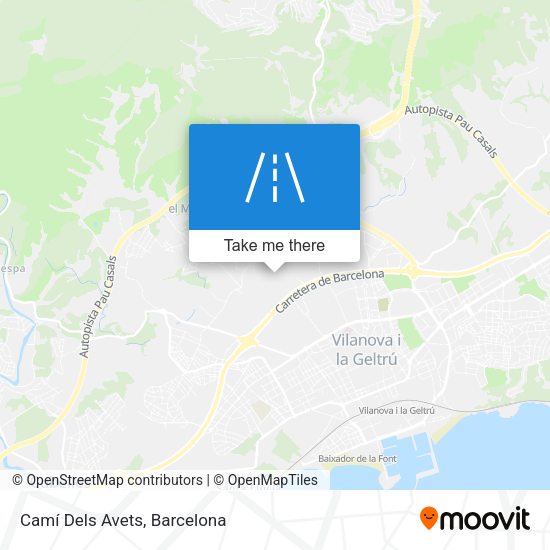 Camí Dels Avets map