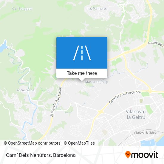 Camí Dels Nenúfars map