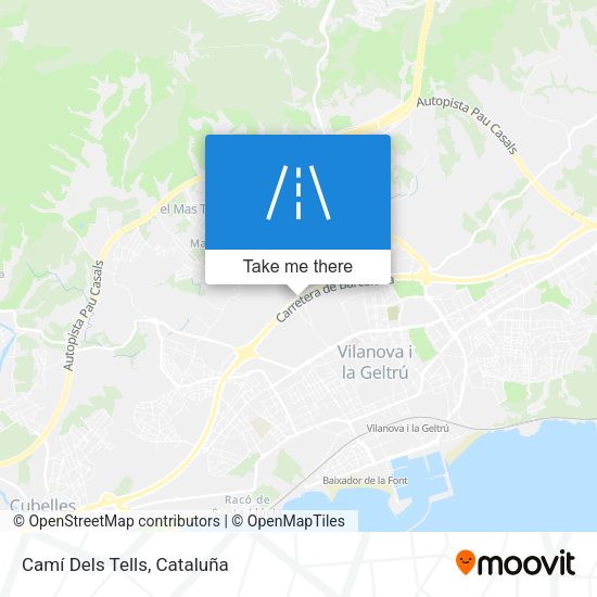 Camí Dels Tells map