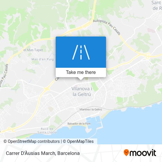 Carrer D'Àusias March map