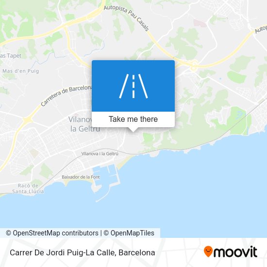 Carrer De Jordi Puig-La Calle map