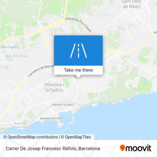 Carrer De Josep Francesc Ràfols map