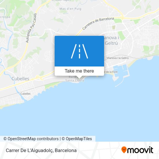 Carrer De L'Aiguadolç map