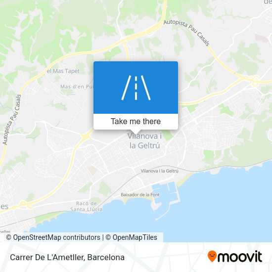 Carrer De L'Ametller map