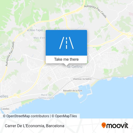 Carrer De L'Economia map