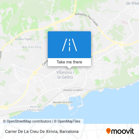 Carrer De La Creu De Xirivia map