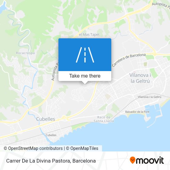 Carrer De La Divina Pastora map