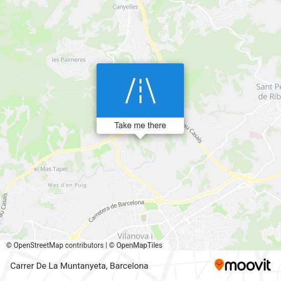 Carrer De La Muntanyeta map