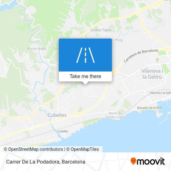 Carrer De La Podadora map