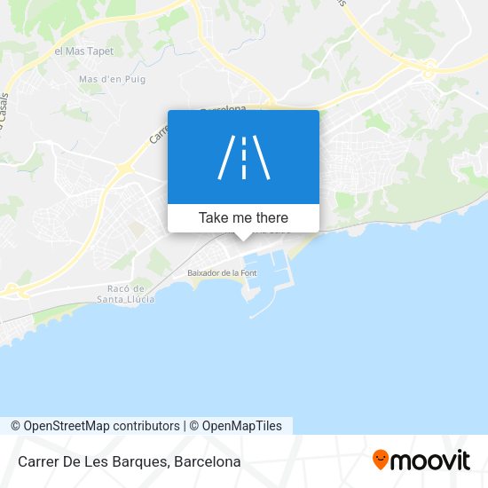 Carrer De Les Barques map