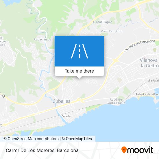Carrer De Les Moreres map