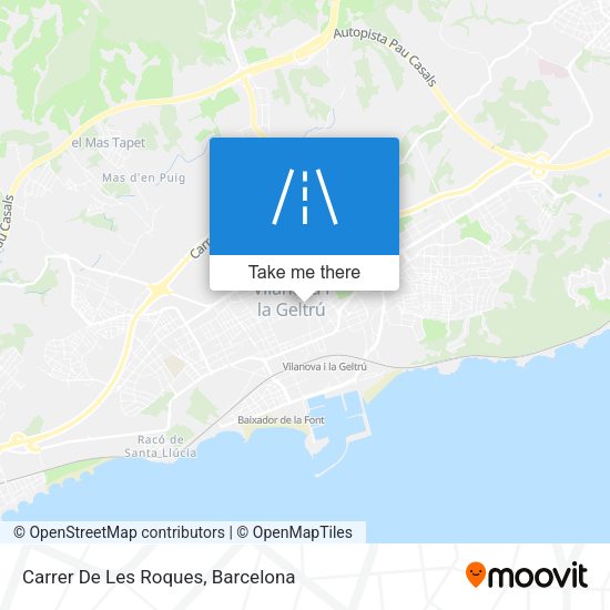 Carrer De Les Roques map