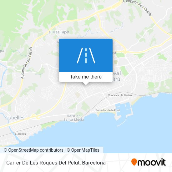 Carrer De Les Roques Del Pelut map