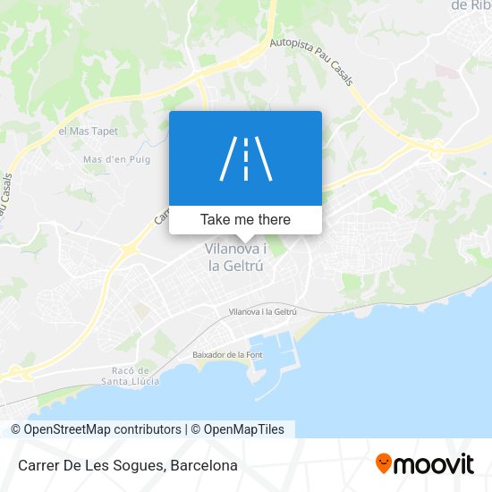Carrer De Les Sogues map