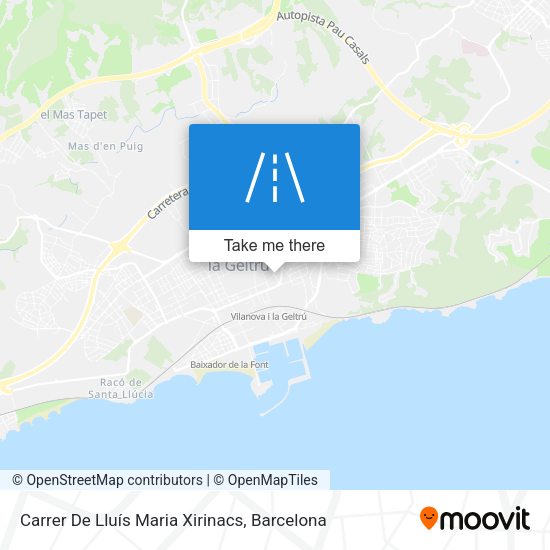 Carrer De Lluís Maria Xirinacs map