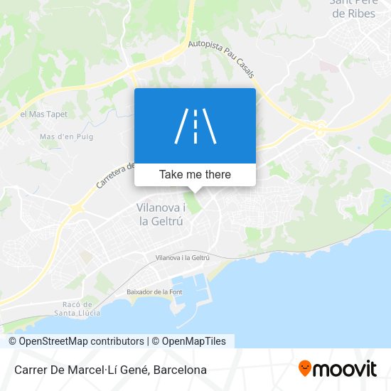 Carrer De Marcel·Lí Gené map