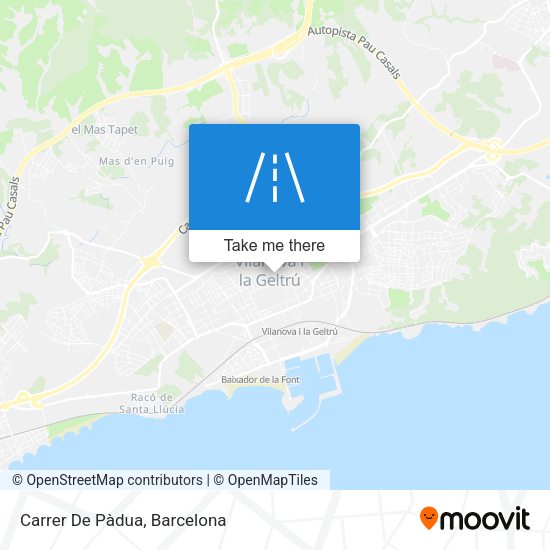Carrer De Pàdua map