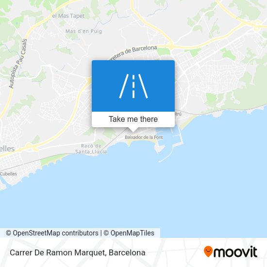 Carrer De Ramon Marquet map