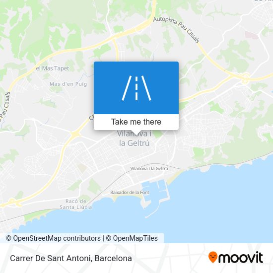 Carrer De Sant Antoni map