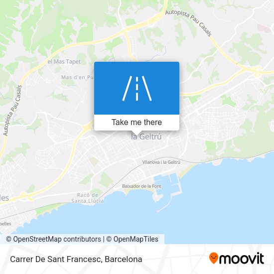 Carrer De Sant Francesc map