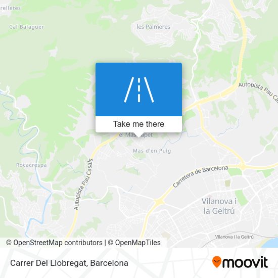 Carrer Del Llobregat map