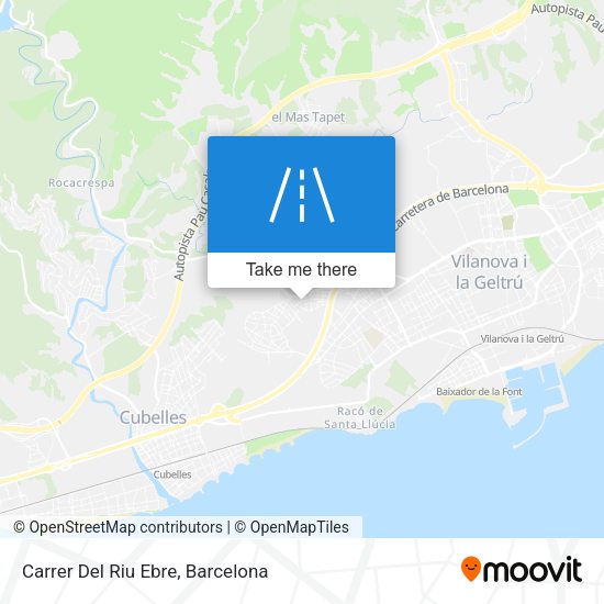 Carrer Del Riu Ebre map