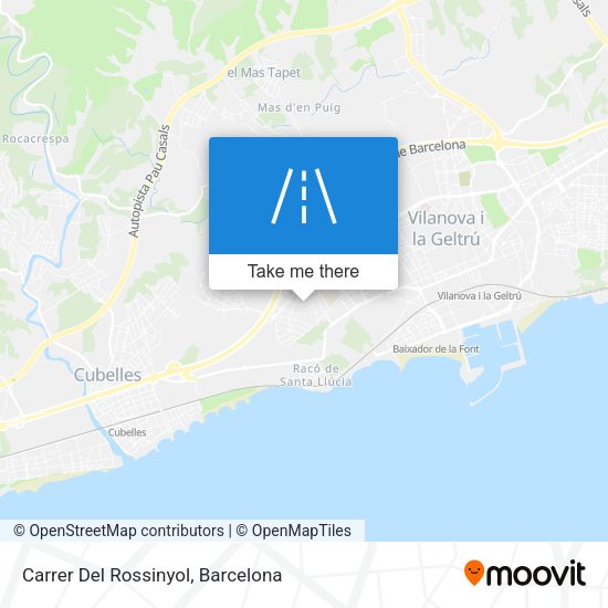 Carrer Del Rossinyol map
