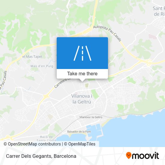 Carrer Dels Gegants map