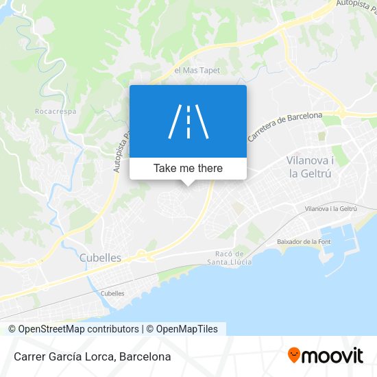 Carrer García Lorca map