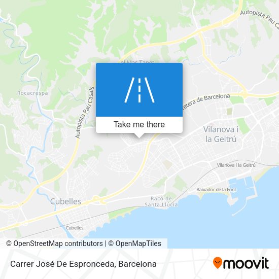 Carrer José De Espronceda map