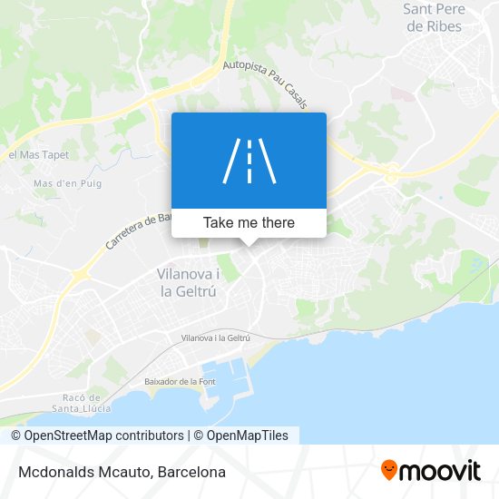 Mcdonalds Mcauto map