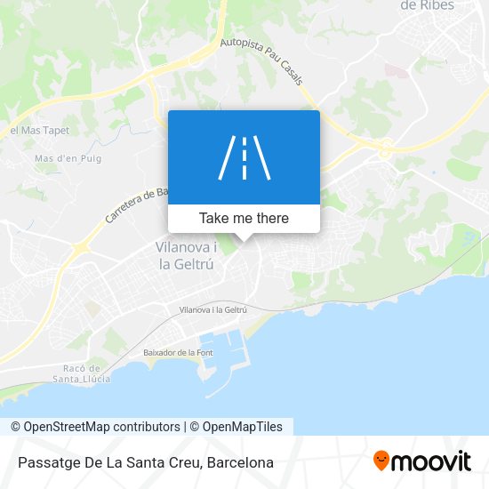Passatge De La Santa Creu map