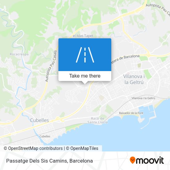 Passatge Dels Sis Camins map