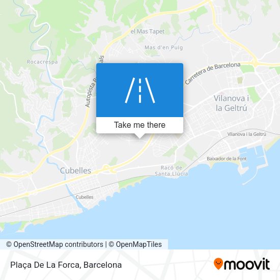 Plaça De La Forca map