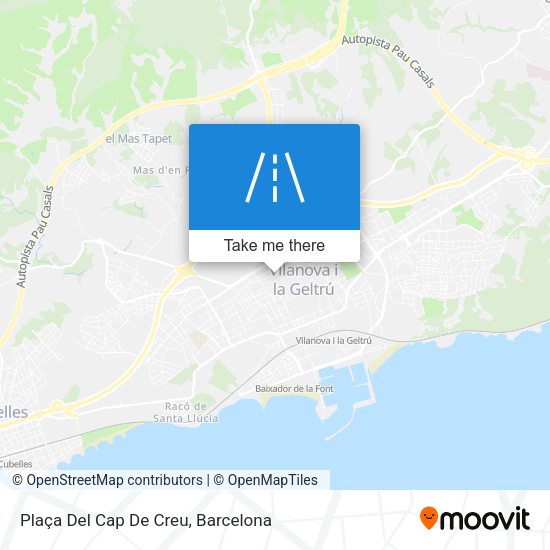 Plaça Del Cap De Creu map