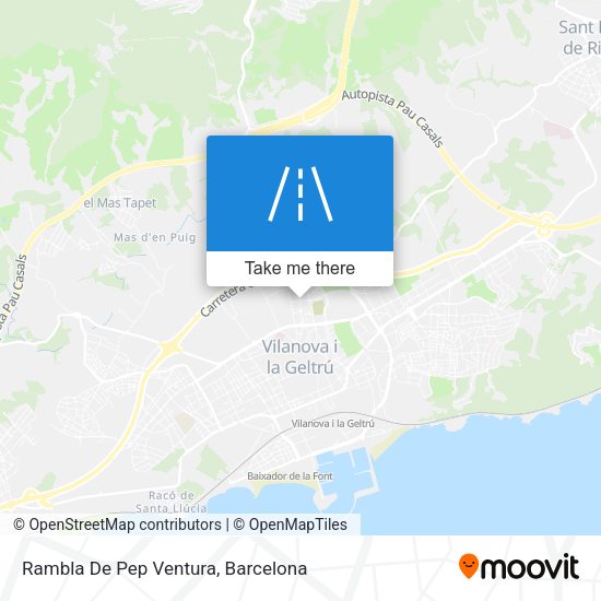 Rambla De Pep Ventura map