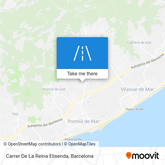 Carrer De La Reina Elisenda map