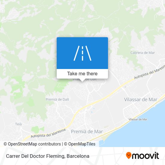 Carrer Del Doctor Fleming map