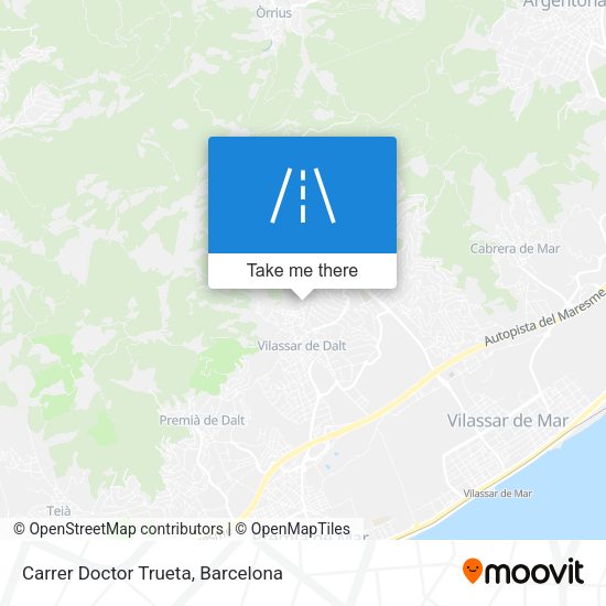 Carrer Doctor Trueta map