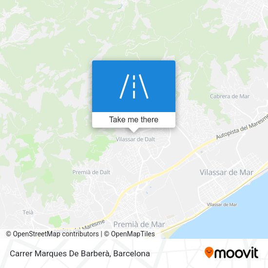 Carrer Marques De Barberà map