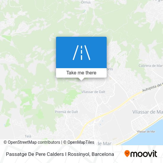 Passatge De Pere Calders I Rossinyol map