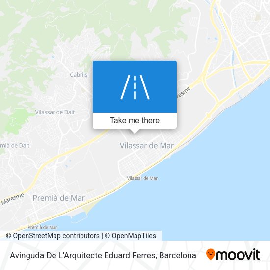Avinguda De L'Arquitecte Eduard Ferres map