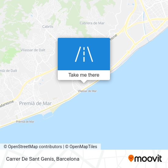 Carrer De Sant Genís map