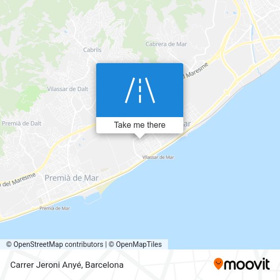 Carrer Jeroni Anyé map