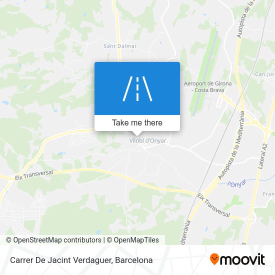 Carrer De Jacint Verdaguer map