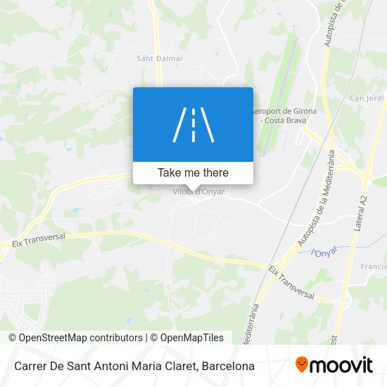 Carrer De Sant Antoni Maria Claret map